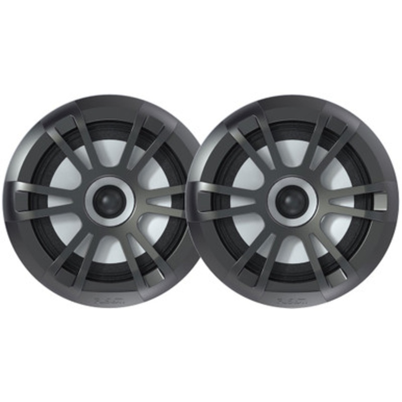 FUSION EL-F651B EL Series Full Range Shallow Mount Marine Speakers – 6.5 – Grey
