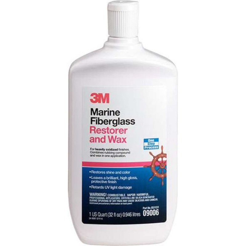 3M Marine 9006 Fiberglass Restorer and Wax – 32 oz.