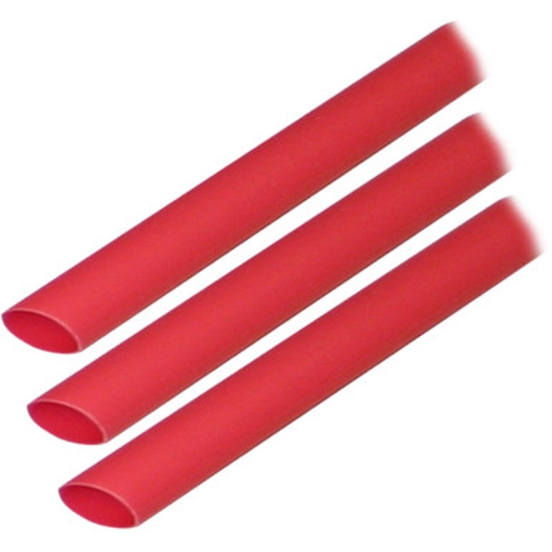 Ancor Adhesive Lined Heat Shrink Tubing (ALT) – 3/8 x 3 – 3 Pack – Red