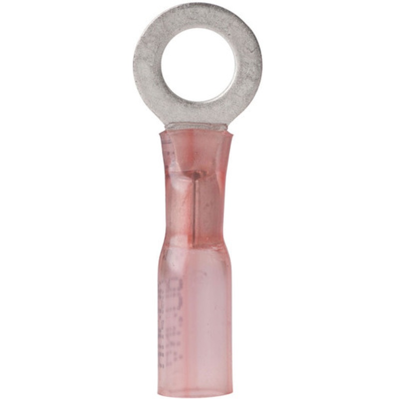 Ancor Heat Shrink Ring Terminal – 22-18 AWG – #8 – 100 Pack