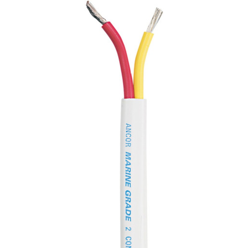 Ancor Safety Duplex Cable – Flat – Red/Yellow – 10/2 AWG – 100′