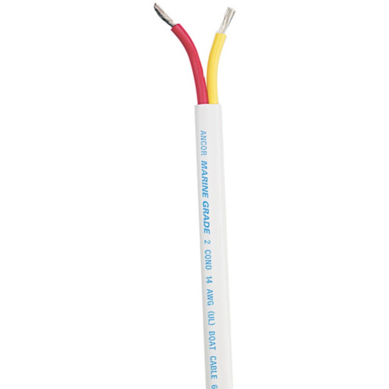 Ancor Safety Duplex Cable – Flat – Red/Yellow – 16/2 AWG – 500′