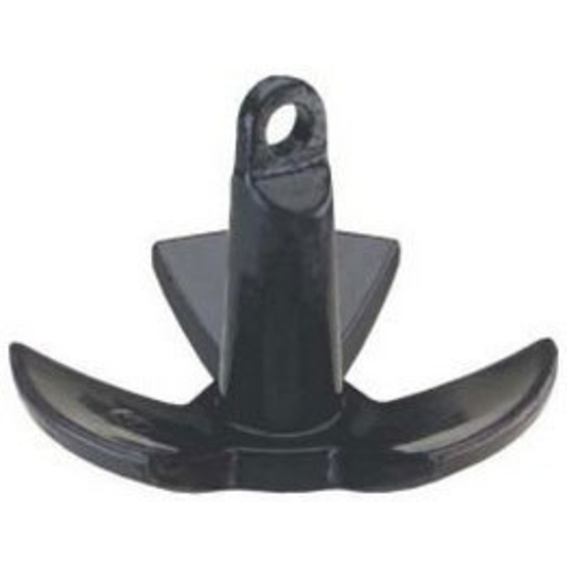 Attwood 9946B1 River Anchor – 18Lb – Black PVC Coated