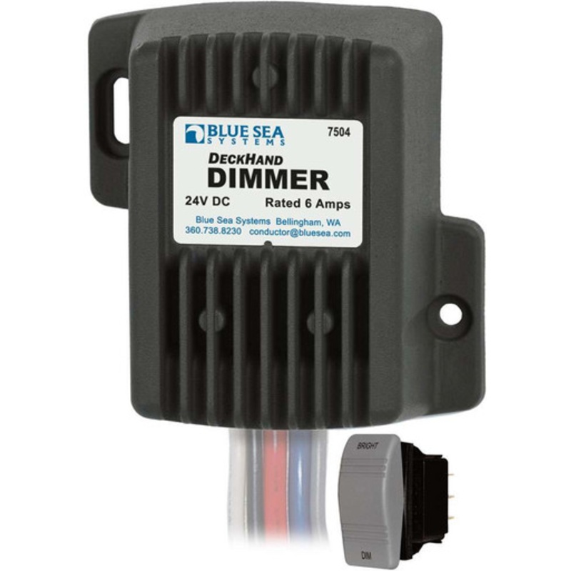 Blue Sea 7504 DeckHand Dimmer – 6 Amp/24V