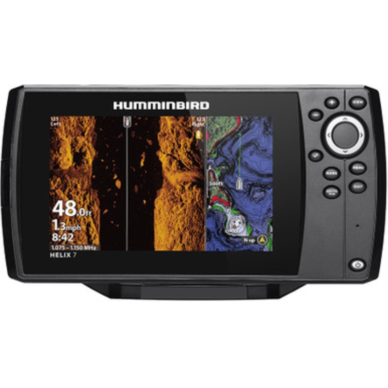 Humminbird HELIX 7 G3N – CHIRP MEGA SI Fishfinder/GPS Combo w/ Transom Mount Transducer