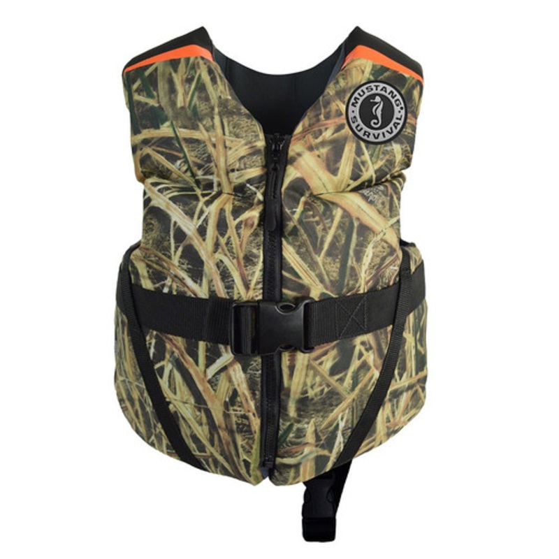 Mustang REV Child PFD Vest – Mossy Oak