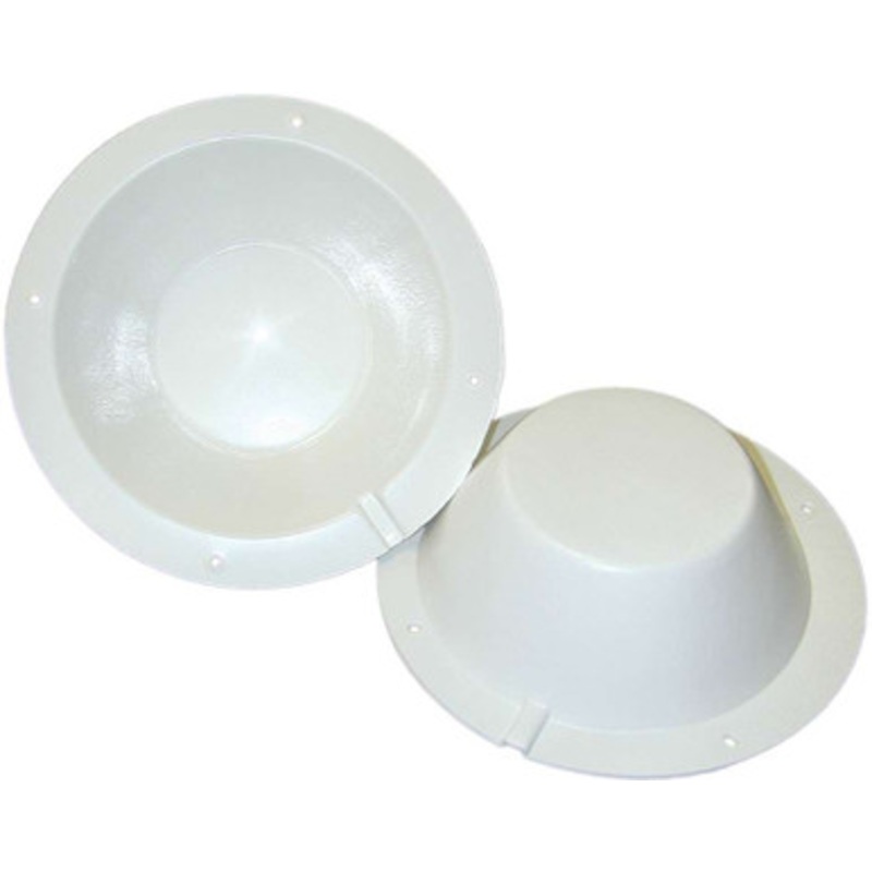 Poly-Planar 8-1/2in Speaker Back Cover – White