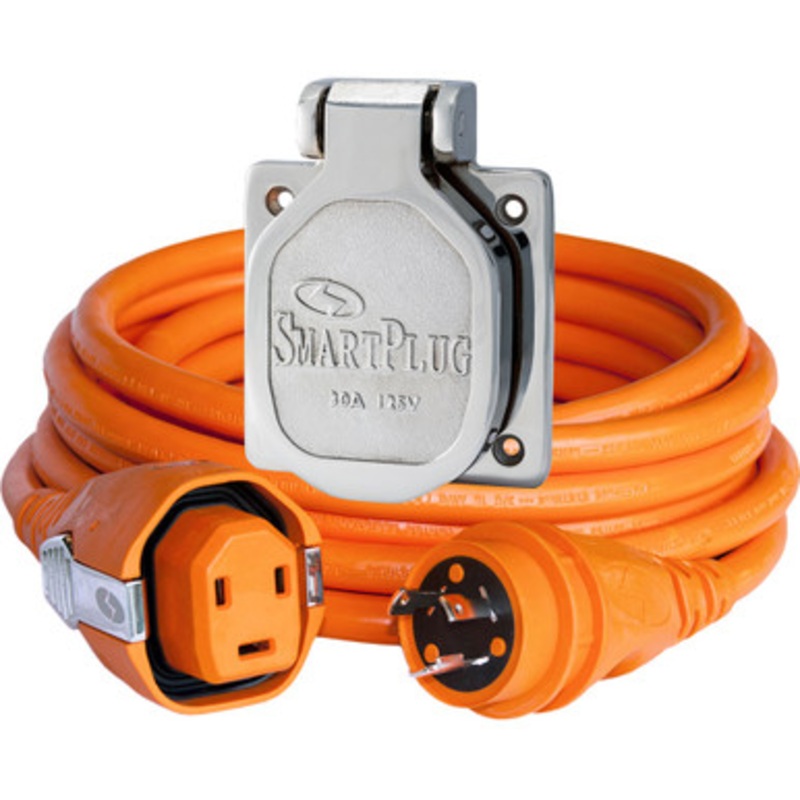 SmartPlug C30503BM30NT 30 Amp 50ft Cordset with Stainless Steel Inlet – No Thermostat