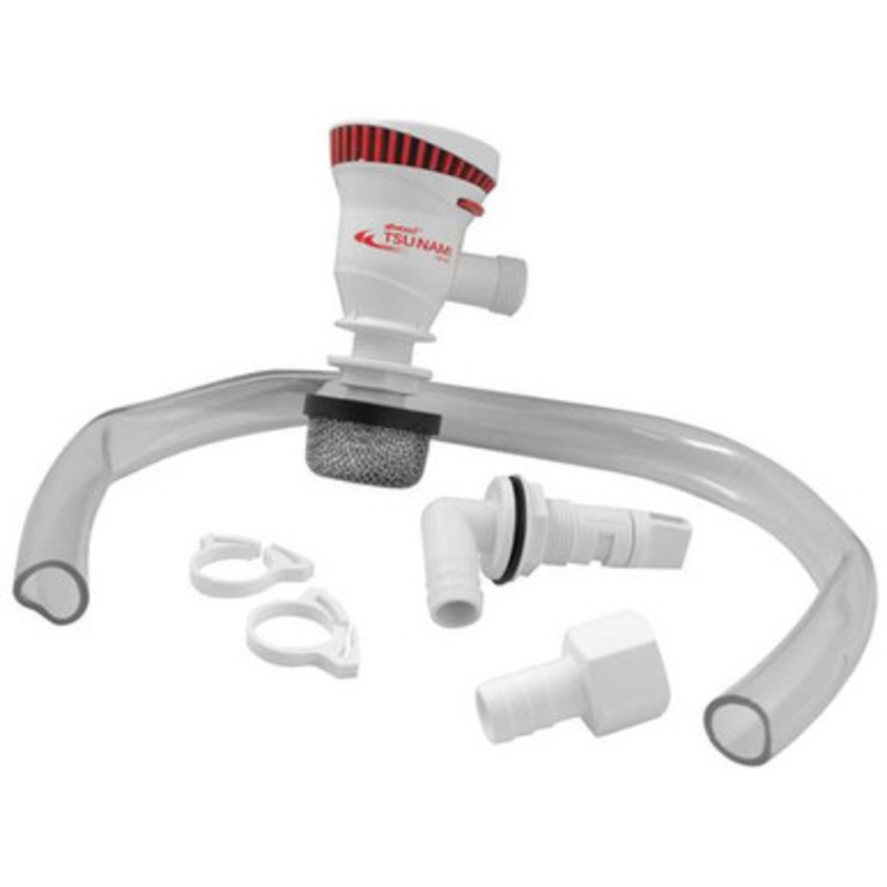 Attwood 4253-7 Tsunami T-500 Recirq Livewell Aerator Kit