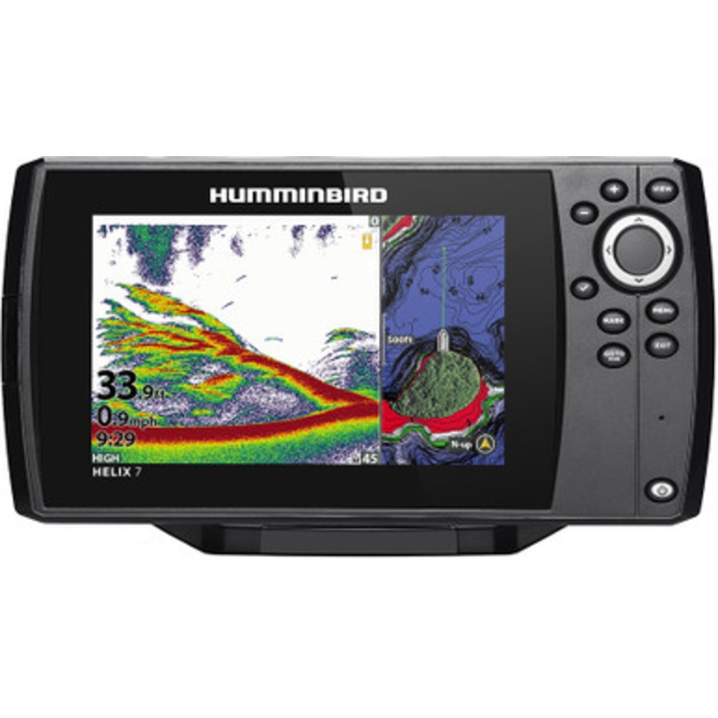 Humminbird HELIX 7 G3N – CHIRP Fishfinder/GPS Combo w/ Transom Mount Transducer