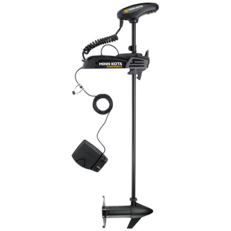 Minn Kota 1358748 PowerDrive 55/US2 Trolling Motor w/ Bluetooth – 12V-55lb-54in
