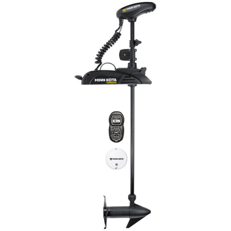 Minn Kota 1358805 Terrova 55 Trolling Motor w/ i-Pilot & Bluetooth – No Foot Pedal – 12V-55lb-54in