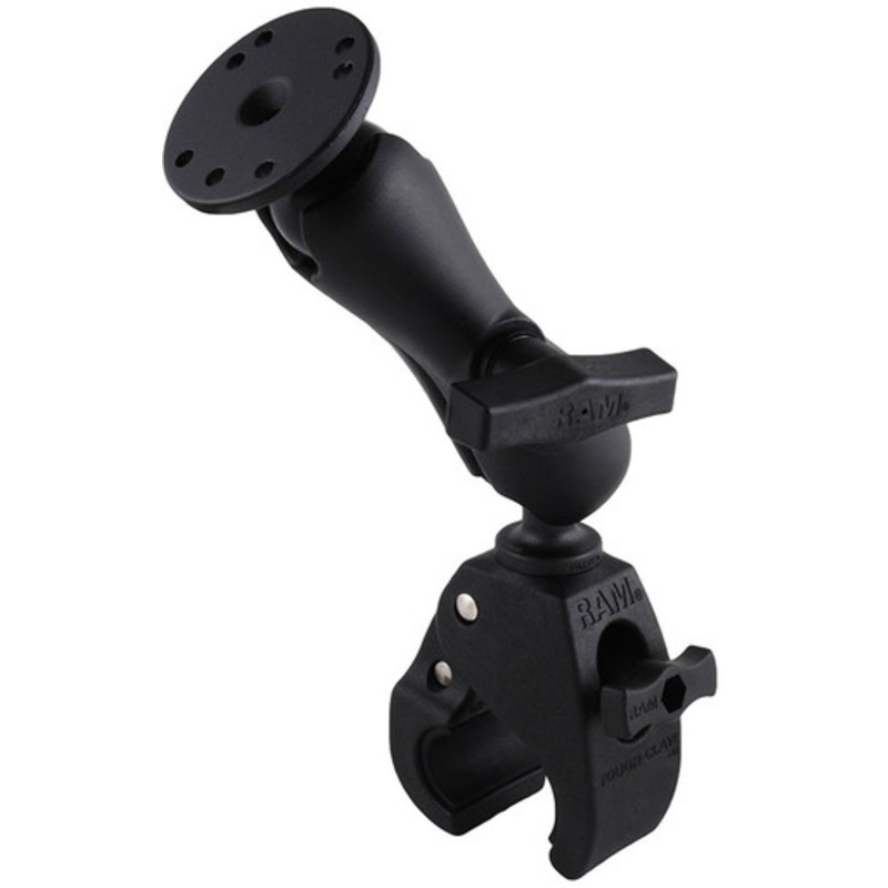 RAM Medium Tough-Claw Base w/ Double Socket Arm – With 1.5 Round Base Adapter