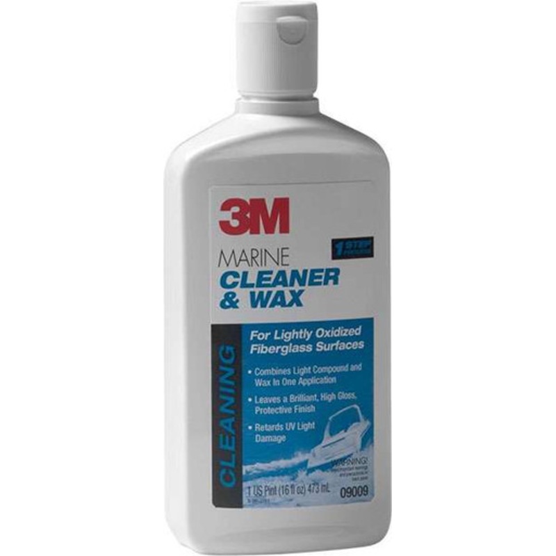 3M Marine 9009 Fiberglass Cleaner and Wax – 16 oz.
