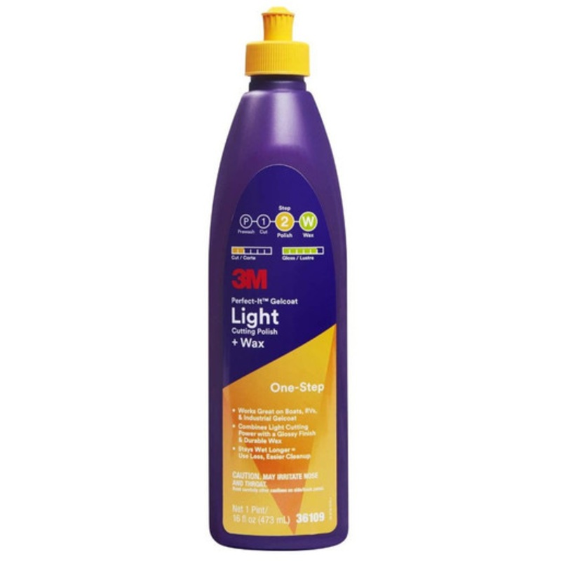 3M Perfect-It Gelcoat Light Cutting Polish + Wax