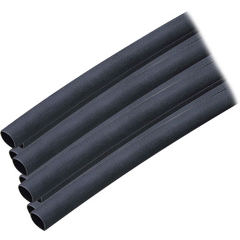 Ancor Adhesive Lined Heat Shrink Tubing (ALT) – 1/4 x 12 – 10 Pack – Black
