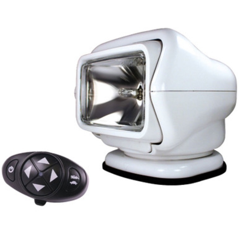 Golight Stryker Searchlight 12V w/ Wireless Dash Remote – White