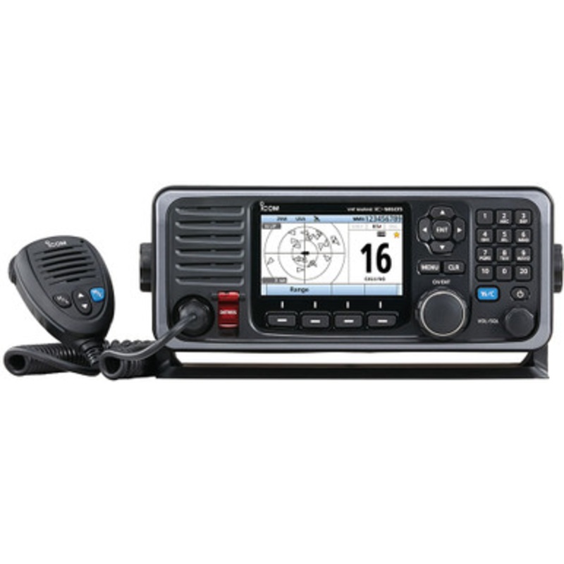 Icom M605 Fixed Mount 25W VHF w/ Color Display – With AIS Receiver