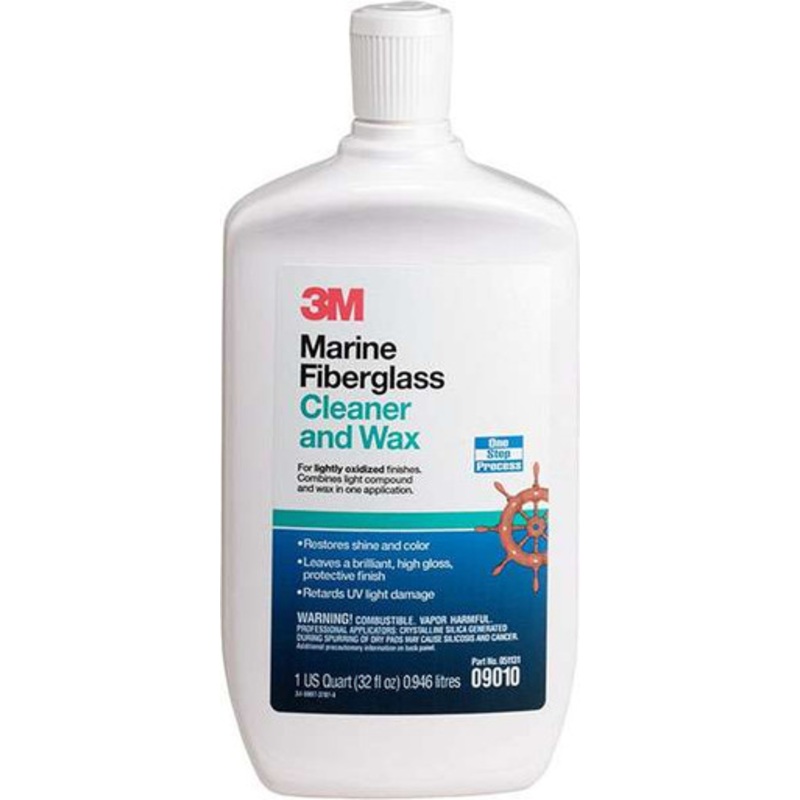 3M Marine 9010 Fiberglass Cleaner and Wax – 32 oz.