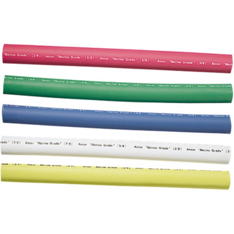 Ancor Adhesive Lined Heat Shrink Tubing – 5 Pack, 6, 12 to 8 AWG, Assorted Colors