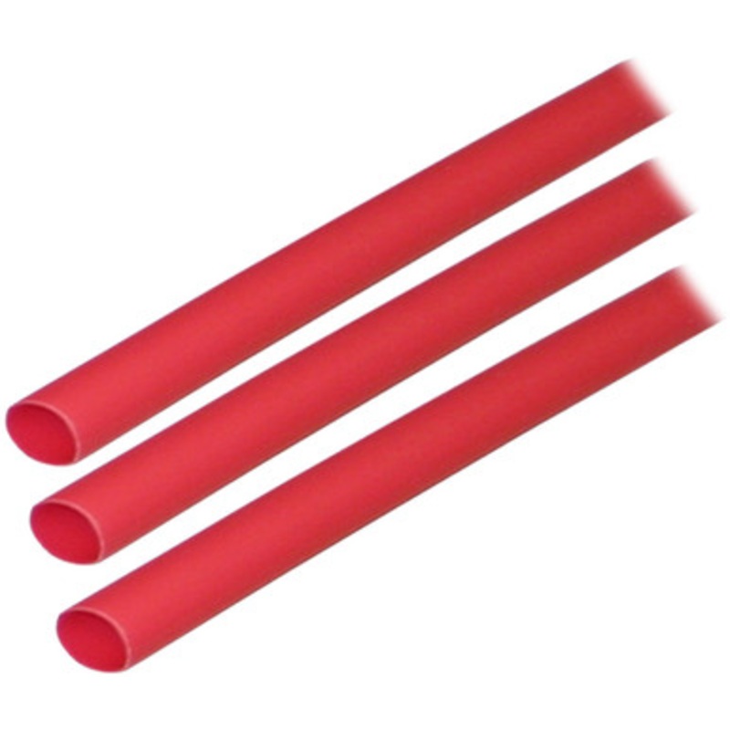 Ancor Adhesive Lined Heat Shrink Tubing (ALT) – 1/4 x 3 – 3 Pack – Red