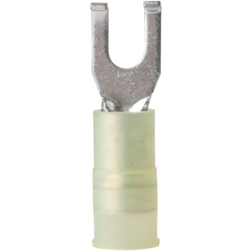 Ancor Nylon Flanged Spade Terminal – 12-10 AWG – #8 – 100 Pack