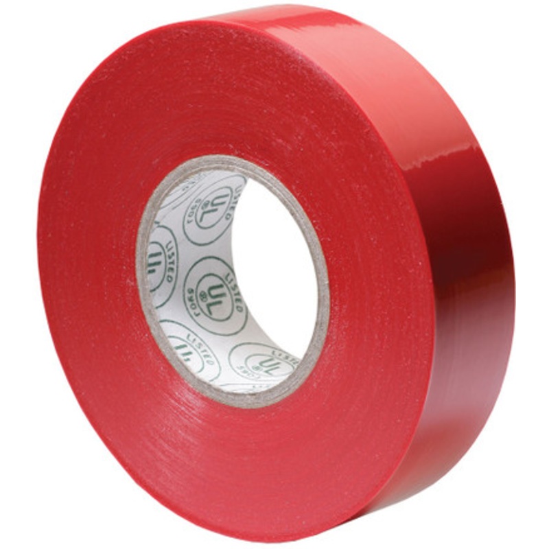 Ancor Premium Electrical Tape – 3/4” x 66′ – Red