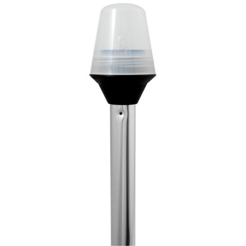 Attwood 5110-42-7 Frosted Globe All-Round Pole Light – 42in.
