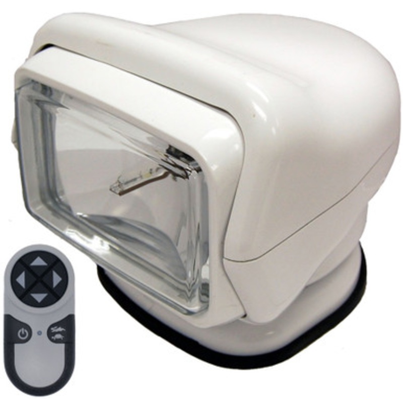 Golight HID Stryker Searchlight w/ Wireless Handheld Remote – Magnetic Base – White