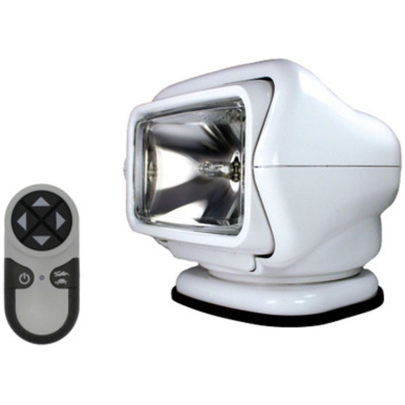 Golight Stryker Searchlight w/ Wireless Handheld Remote – Magnetic Base – White