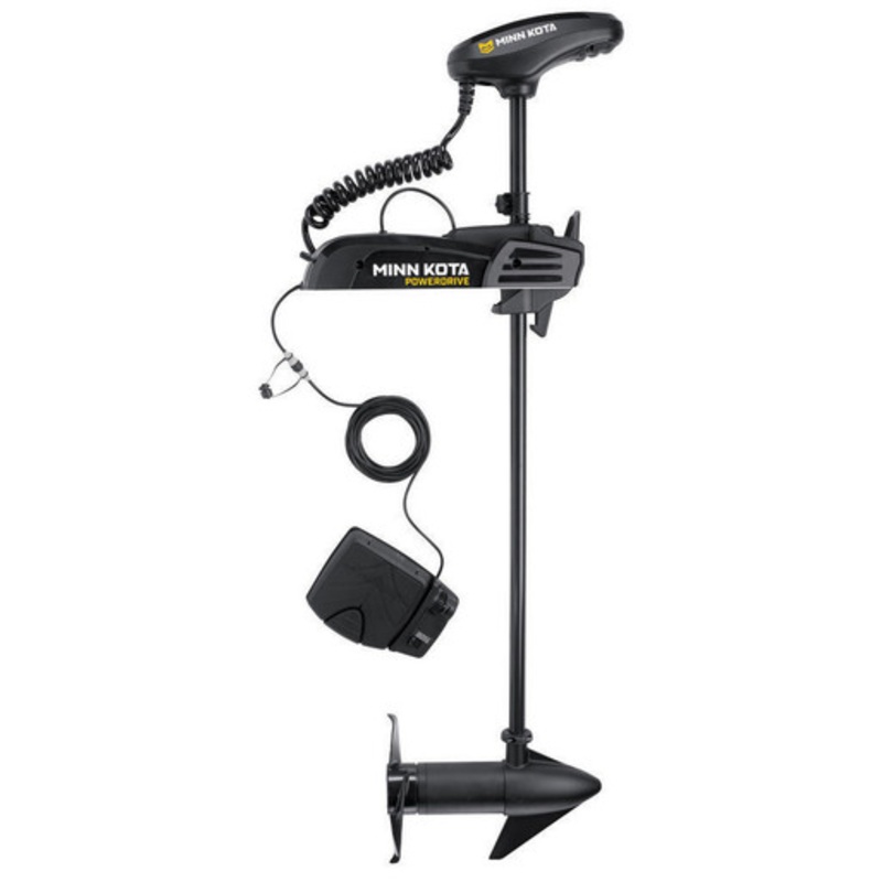 Minn Kota 1358790 PowerDrive 45 Trolling Motor w/ Bluetooth – 12V-45lb-48in