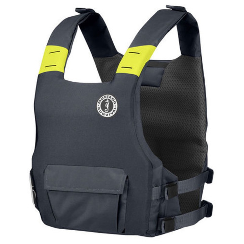 Mustang Khimera Hybrid Dual Flotation PFD Vest – Admiral Gray