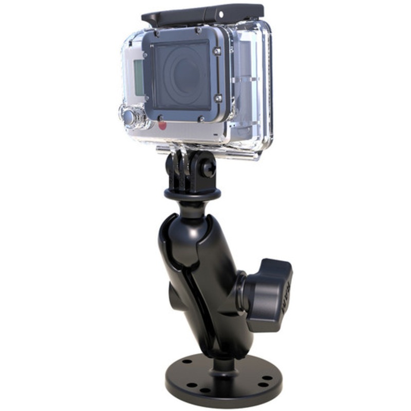 RAM 1” Ball Mount w/ Custom GoPro Hero Adapter