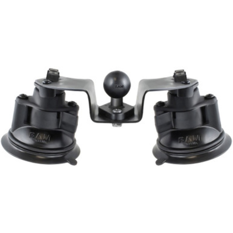 RAM Dual Articulating Suction Cup Base w/ 1” Ball Base