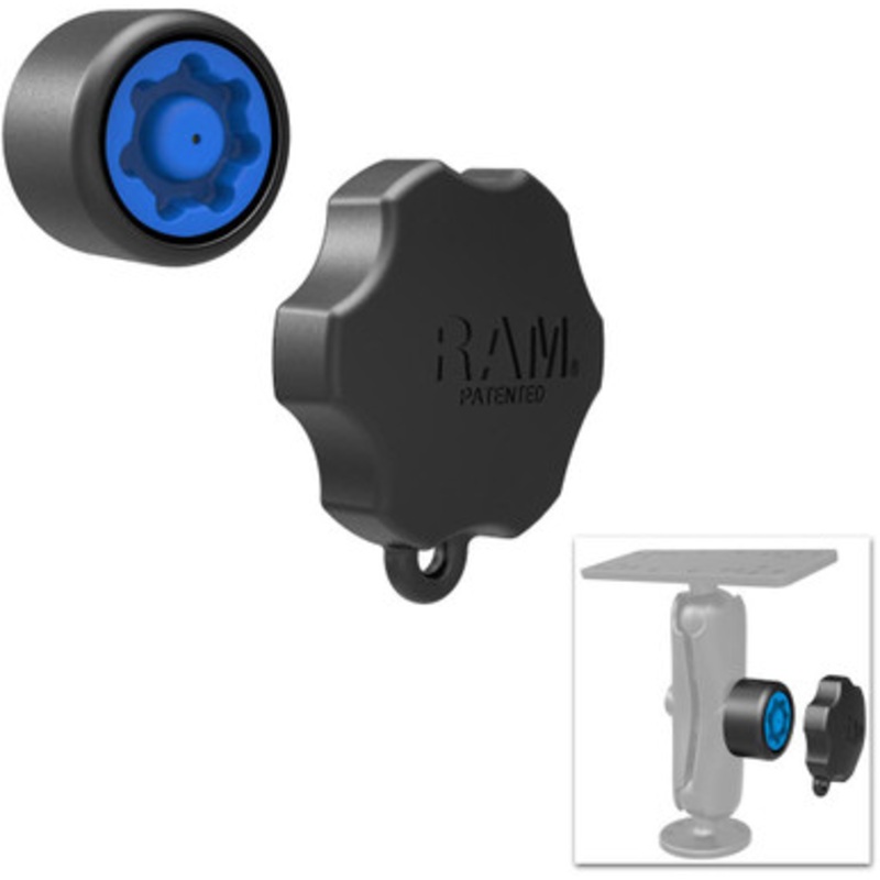 RAM Mixed Combination Pin-Lock Security Knob & Key Knob – Fits 1.5 Diameter C Size Arms