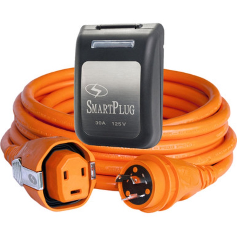 SmartPlug C30503BM30PB Dual Configuration 50ft Cordset w/Twist-N-Lock Connector – Non-Metallic Inlet – Black Inlet 30 Amp