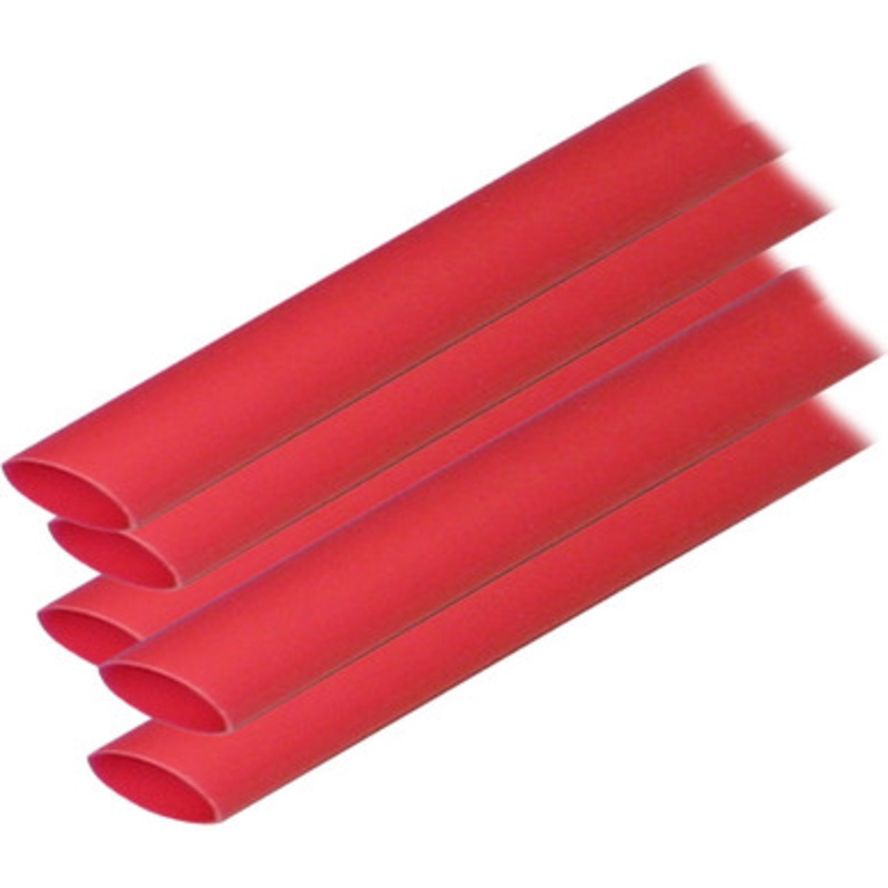 Ancor Adhesive Lined Heat Shrink Tubing (ALT) – 1/2 x 12 – 5 Pack – Red