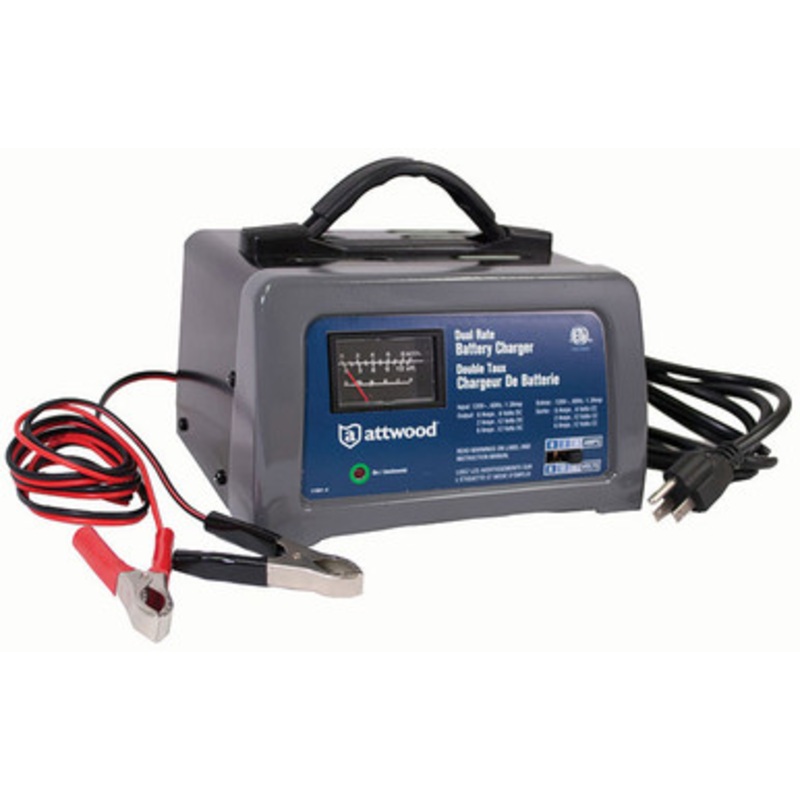 Attwood 11901-4 Battery Charger  – 12/6V, 2/6Amp