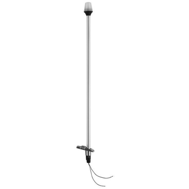 Attwood 7100A7 Stowaway Pole Light 24in All-Around Light w/ Plug-In Base