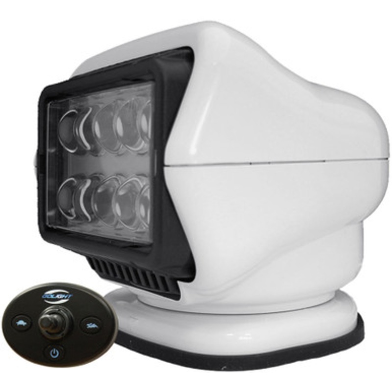 Golight LED Stryker Searchlight w/ Wired Dash Remote – Permanent Mount – White
