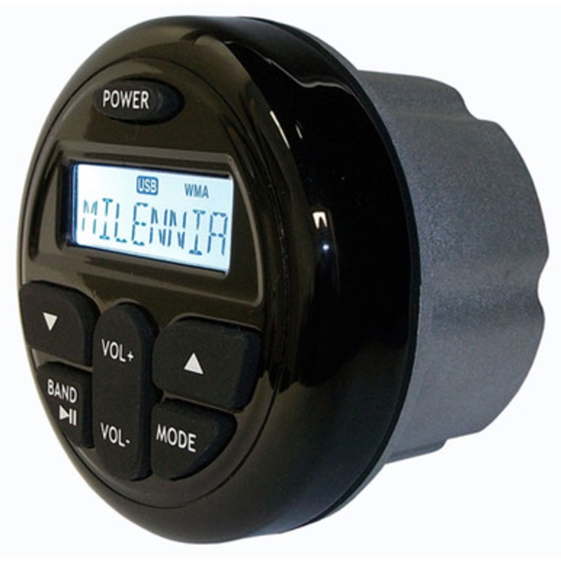 Milennia Gauge Style AM/FM/BT 4 x 40W Stereo w/ Rear USB Input