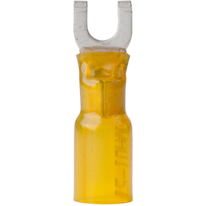 Ancor Heat Shrink Spade Terminals – 12-10 AWG – #10 – 100 Pack