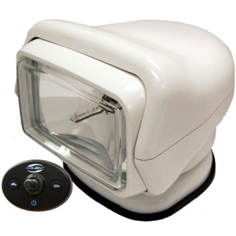 Golight HID Stryker Searchlight w/ Wired Dash Remote – Permanent Mount – White