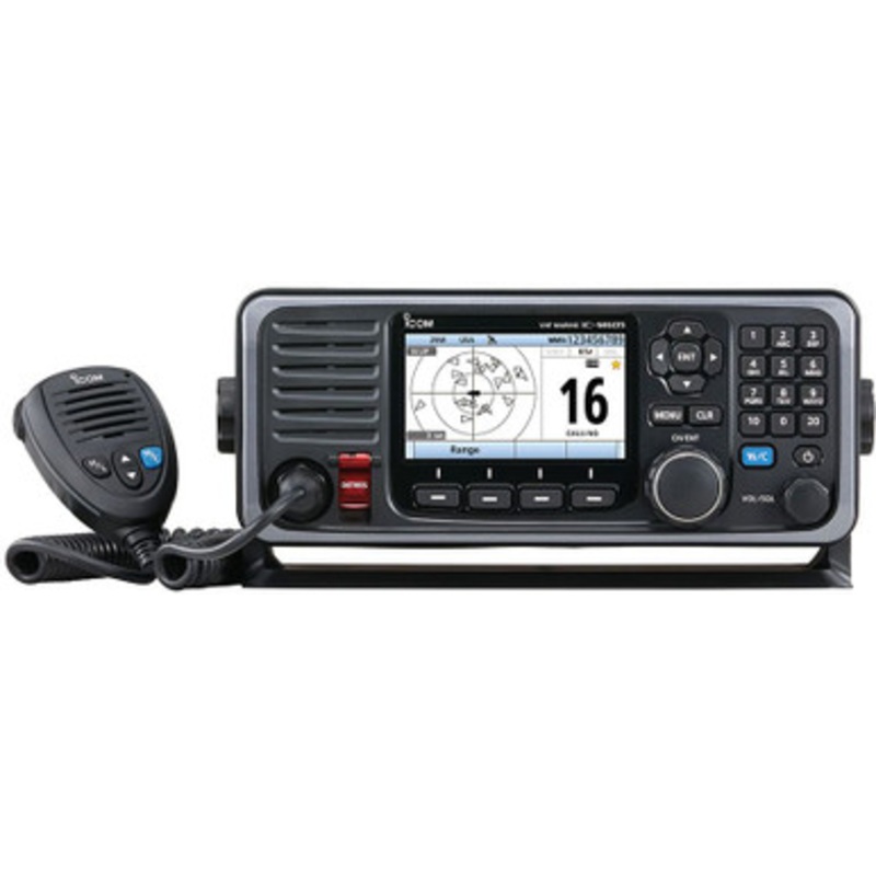 Icom M605 Fixed Mount 25W VHF w/ Color Display – Without AIS Receiver
