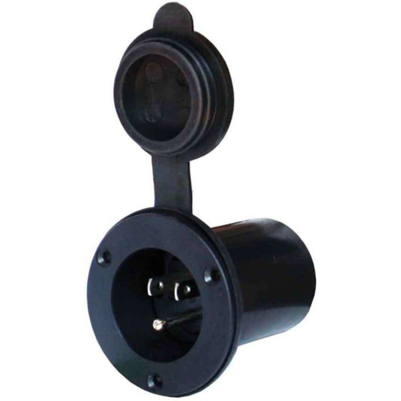 Powermania 10501 AC Plug Port – Black