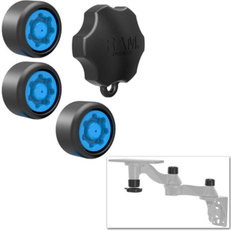 RAM Pin-Lock Security Kit – Fits Double Swing Arm Mounts