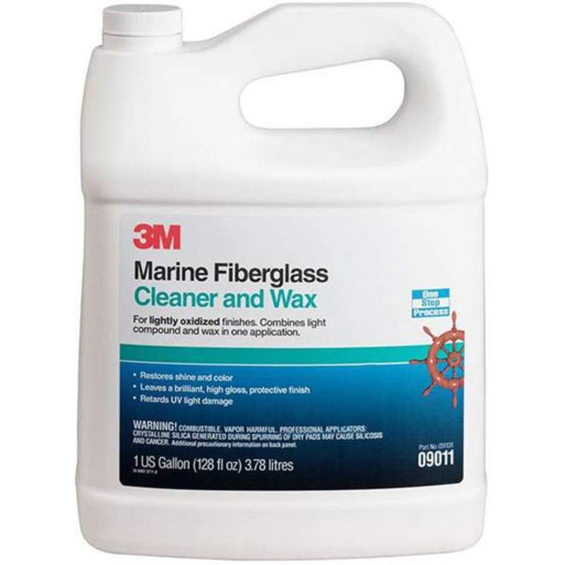 3M Marine 9011 Fiberglass Cleaner and Wax – Gallon