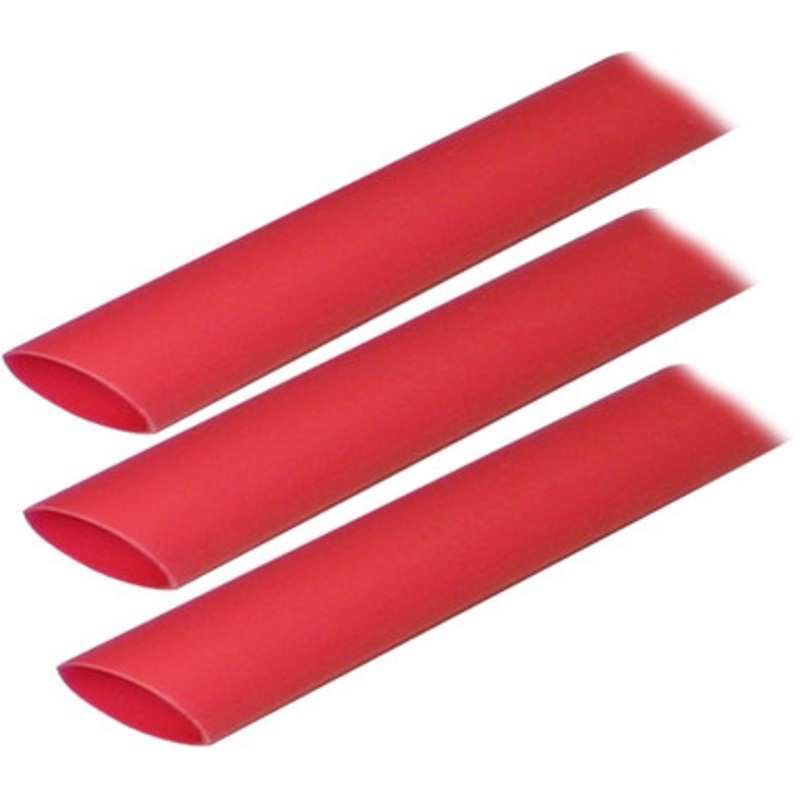 Ancor Adhesive Lined Heat Shrink Tubing (ALT) – 3/4 x 3 – 3 Pack – Red