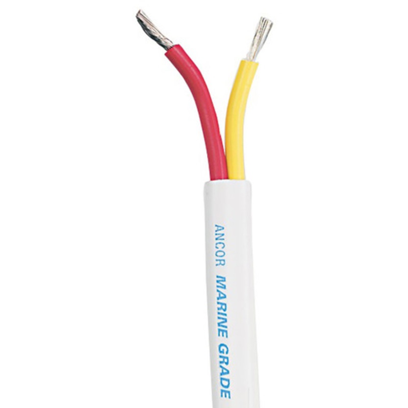 Ancor Safety Duplex Cable – Flat – Red/Yellow – 10/2 AWG – 800′