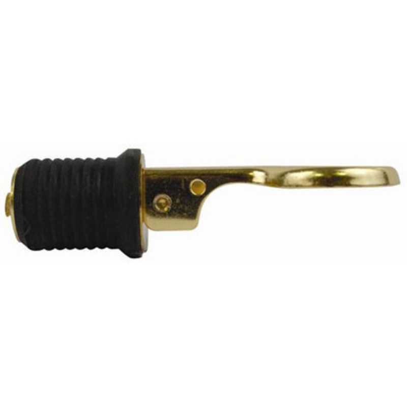 Attwood 7524A7 Brass Snap Handle Drain Plug – 1 in.